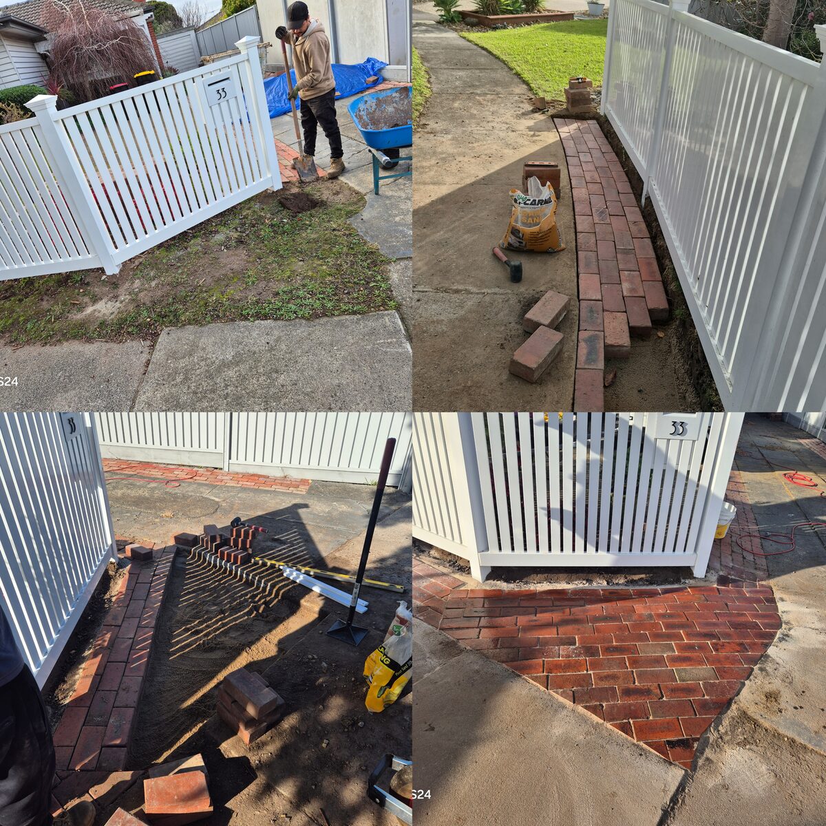 Driveway brick paving Melbourne