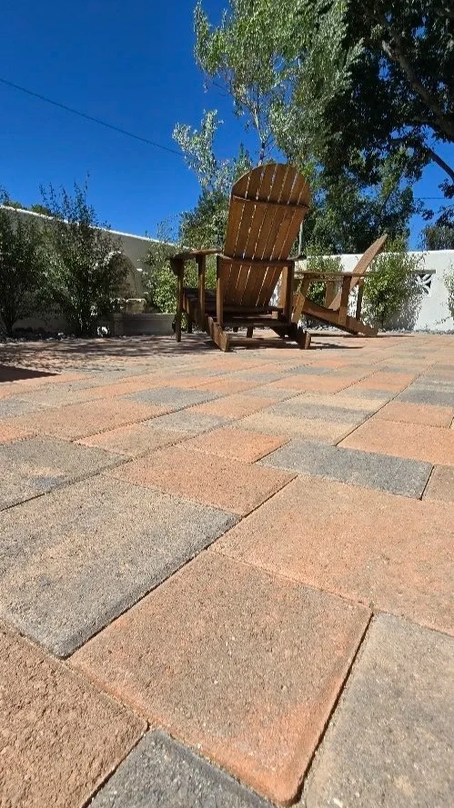 Paver patio with outdoor seating area