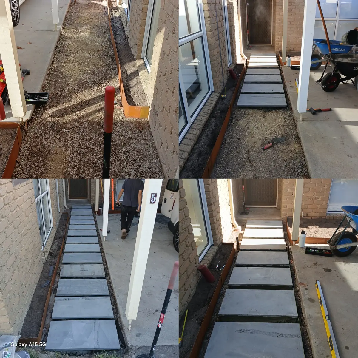 bluestone paving project completed in Hampton Melbourne by Antonio PrimeScape Construction