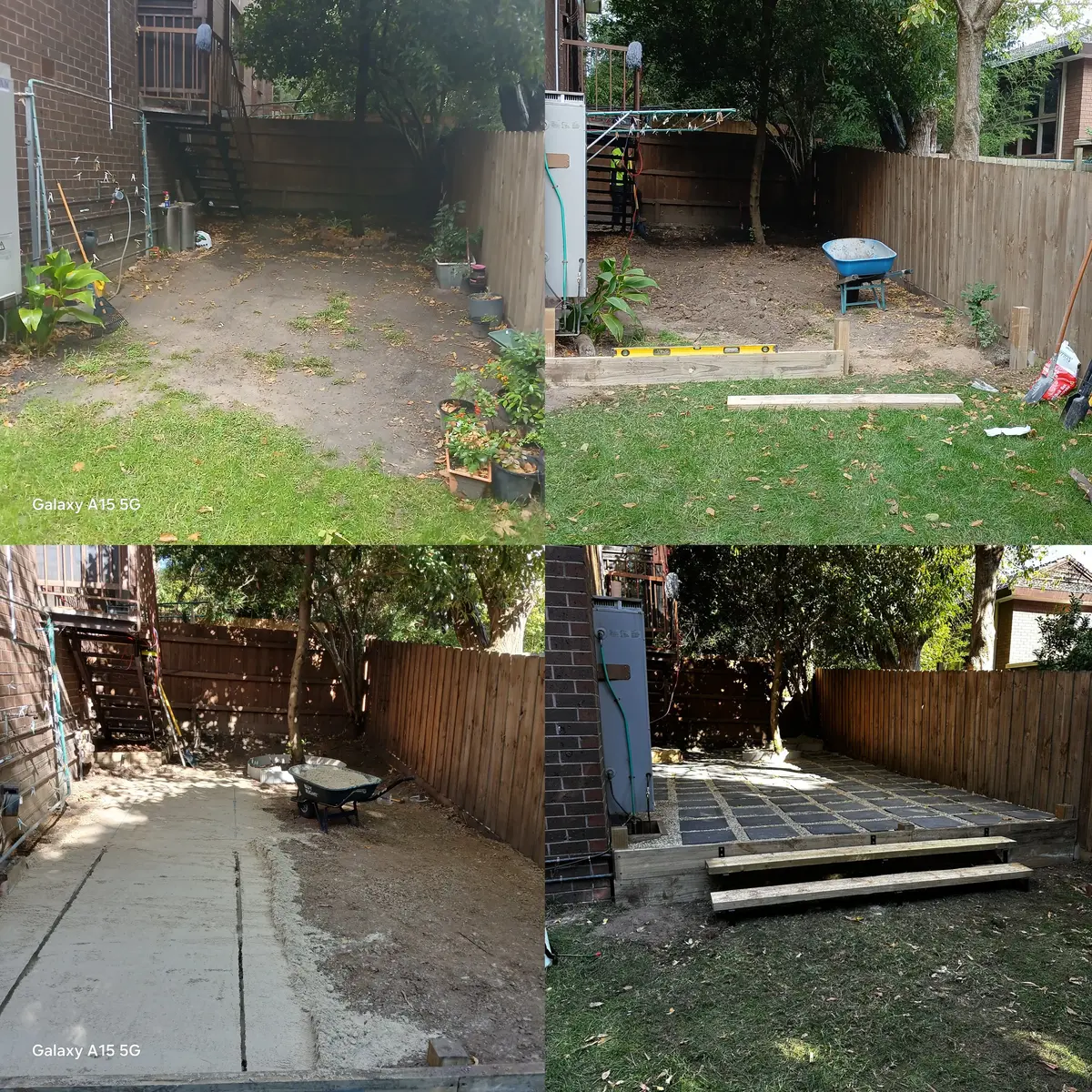 patio paving project completed in Ormond Melbourne by Antonio PrimeScape Construction