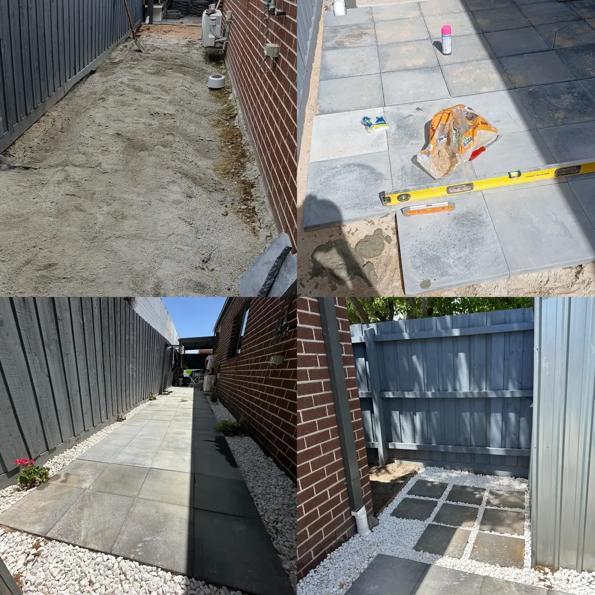 porcelain paving project completed in Ormond Melbourne by Antonio PrimeScape Construction