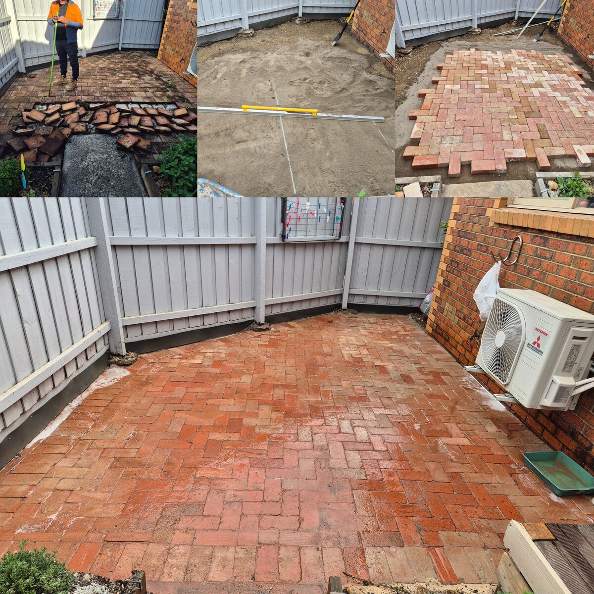 brick paving project completed in Springvale Melbourne by Antonio PrimeScape Construction