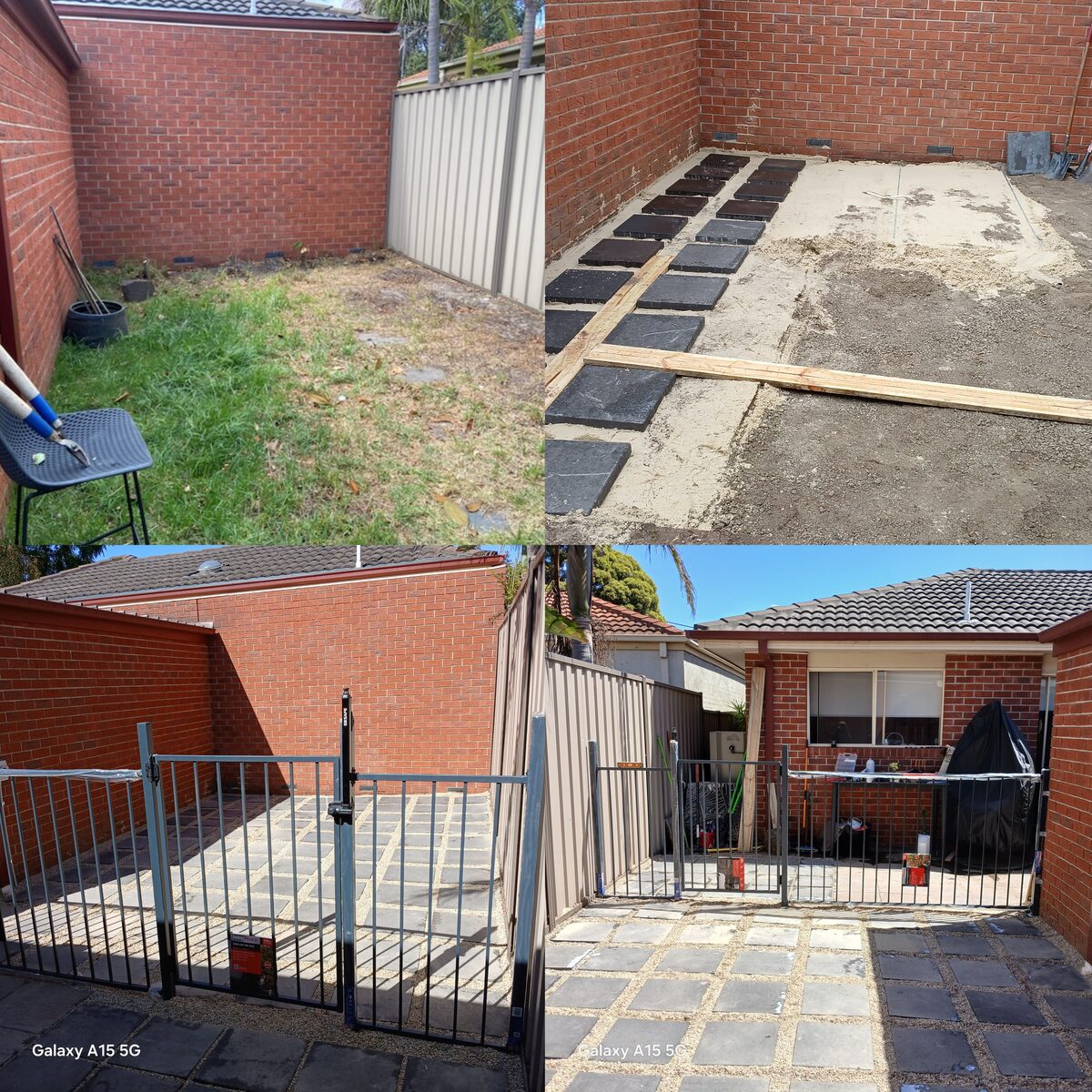 Professional driveway paving installation Melbourne with gate access