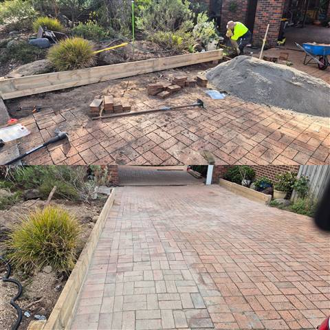 Before and after paving transformation 11 — Antonio PrimeScape Construction