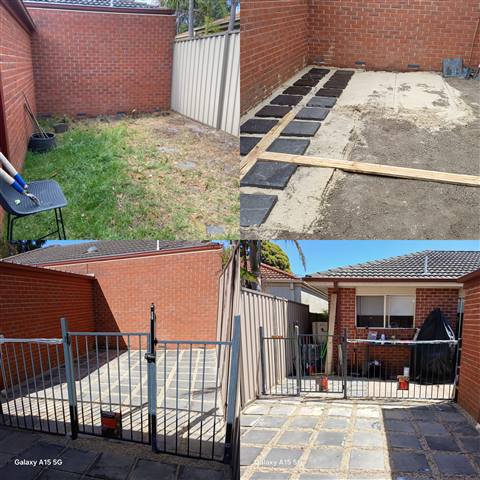 Before and after paving transformation 18 — Antonio PrimeScape Construction