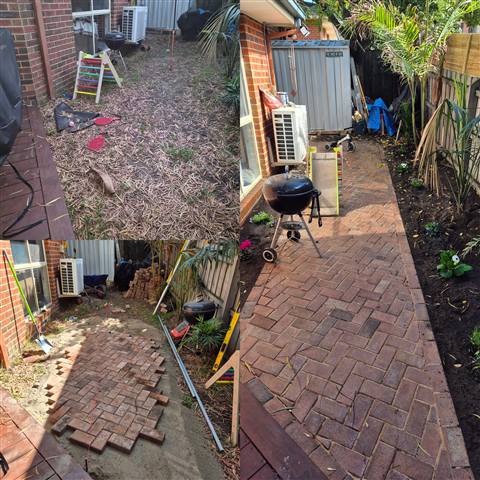 Before and after paving transformation 34 — Antonio PrimeScape Construction
