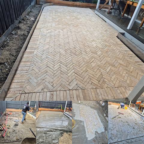 Before and after paving transformation 36 — Antonio PrimeScape Construction