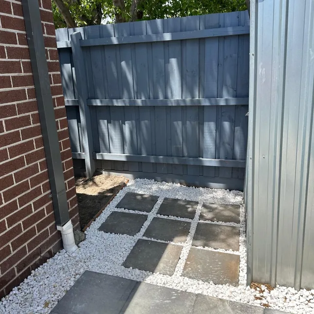 Concrete paving path, Dandenong — Antonio PrimeScape Construction